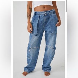 Free people Marx Slouchy Cargo Jeans